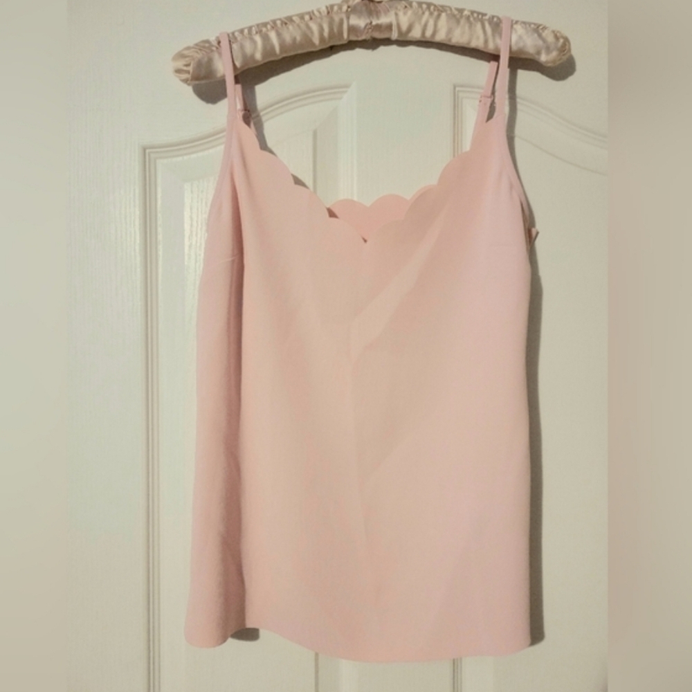 Ted Baker Scalloped Cami Top Sz. 2 (US 6) - Picture 7 of 11